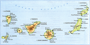 mapa canarias islas